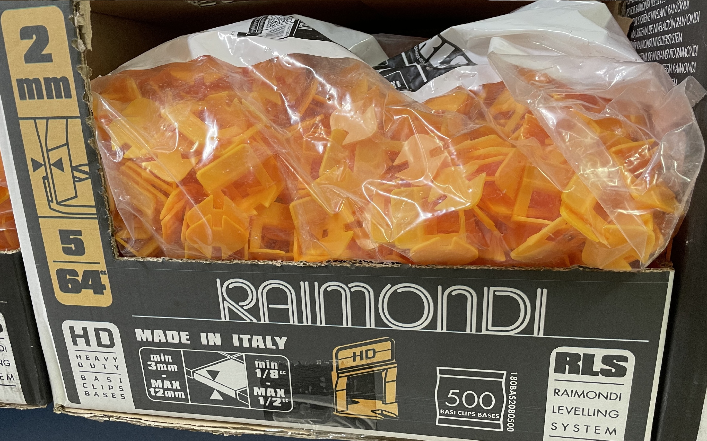 Basi da mm 2 da pz 500